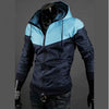 Color Matching Men Windbreak Jackets